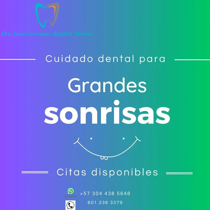 DRA LUISA FERNANDA AGUDELO ALEMAN ODONTOLOGOS ESPECIALIZADOS CEDRITOS